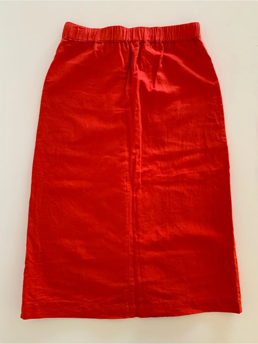 Red Button-Front Women's Universal Thread Midi Skirt - Picture 2 of 2